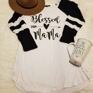 Blessed Mama M Women's long sleeve shirt